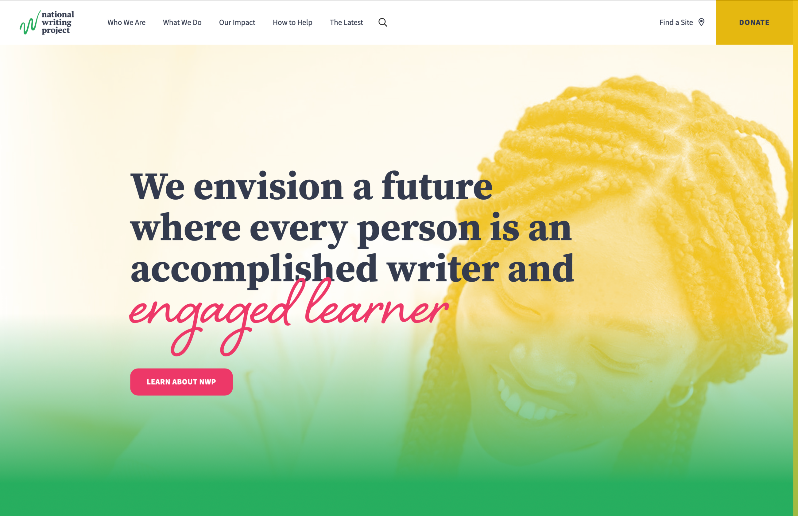 National writing project homepage