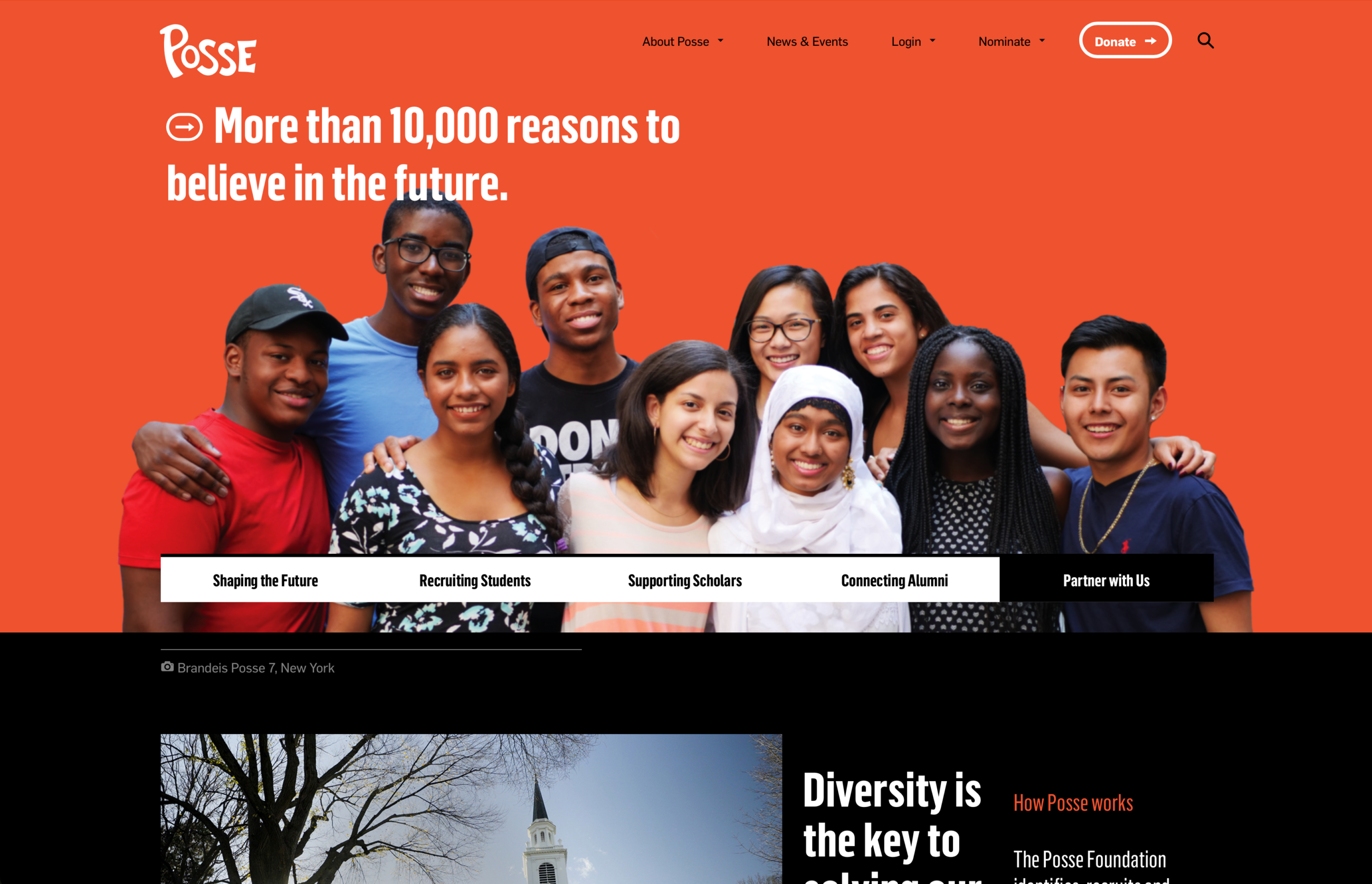 The posse foundation homepage