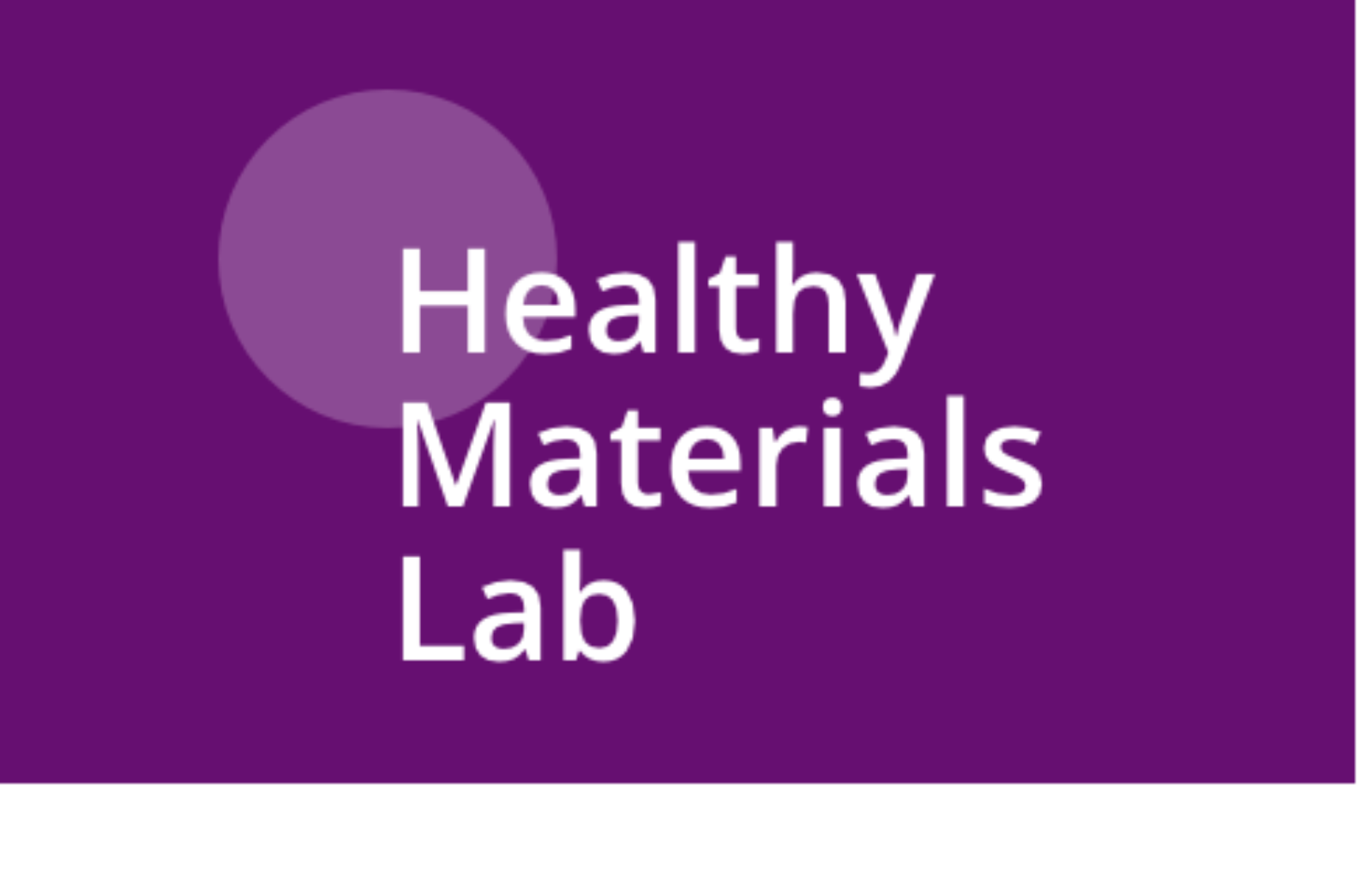 Healthy Materials Lab 2x