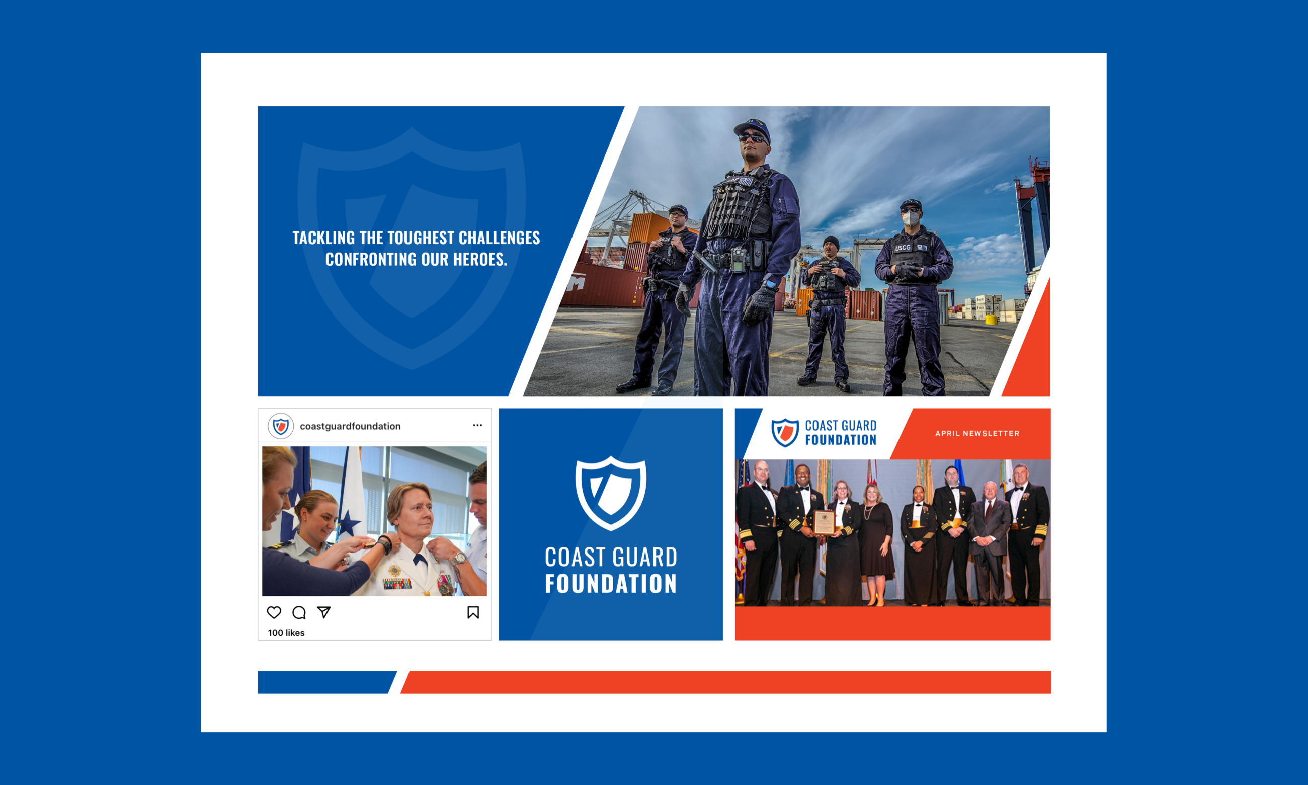 Coast Guard Foundation mood board