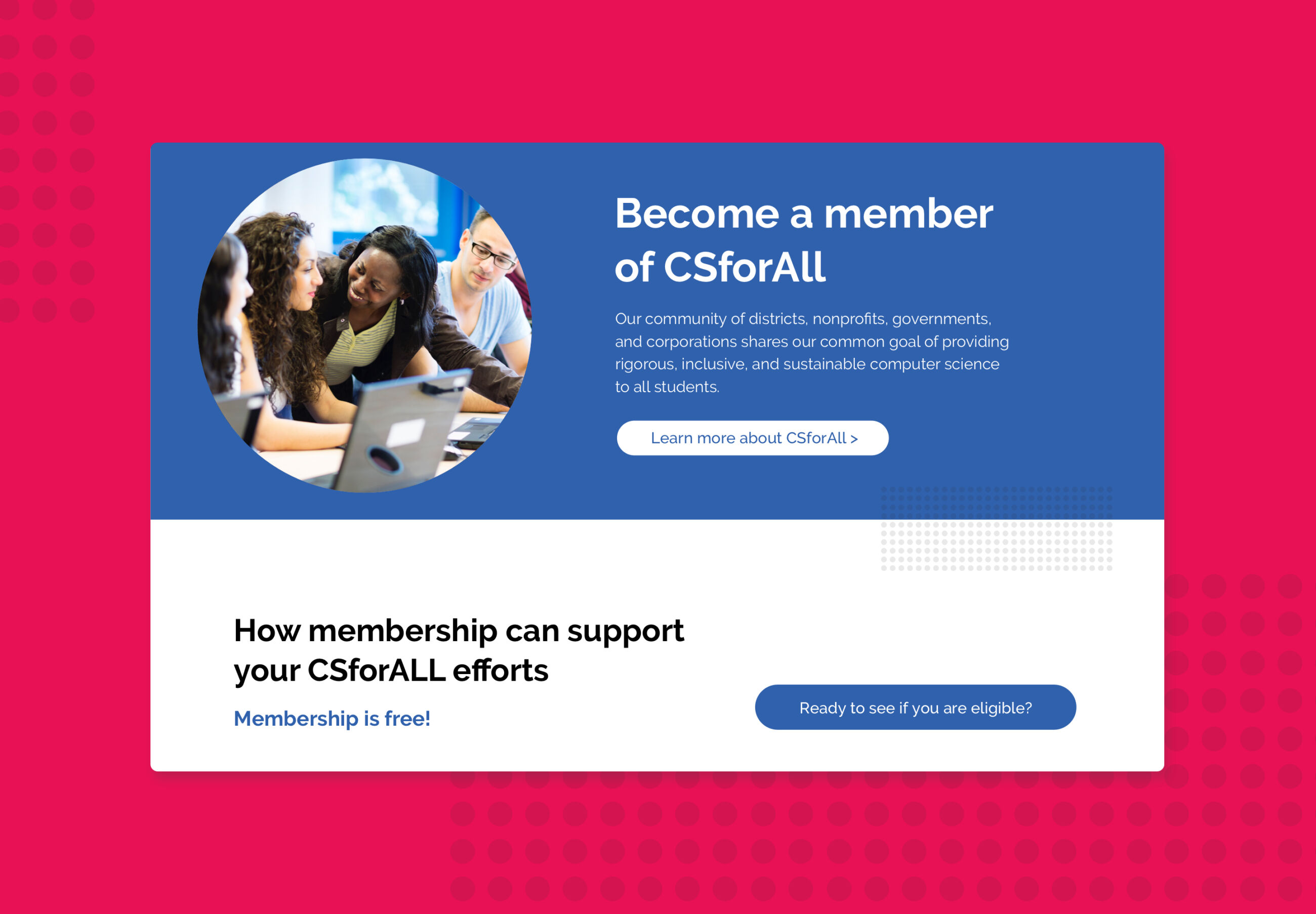 Csforall website membership1