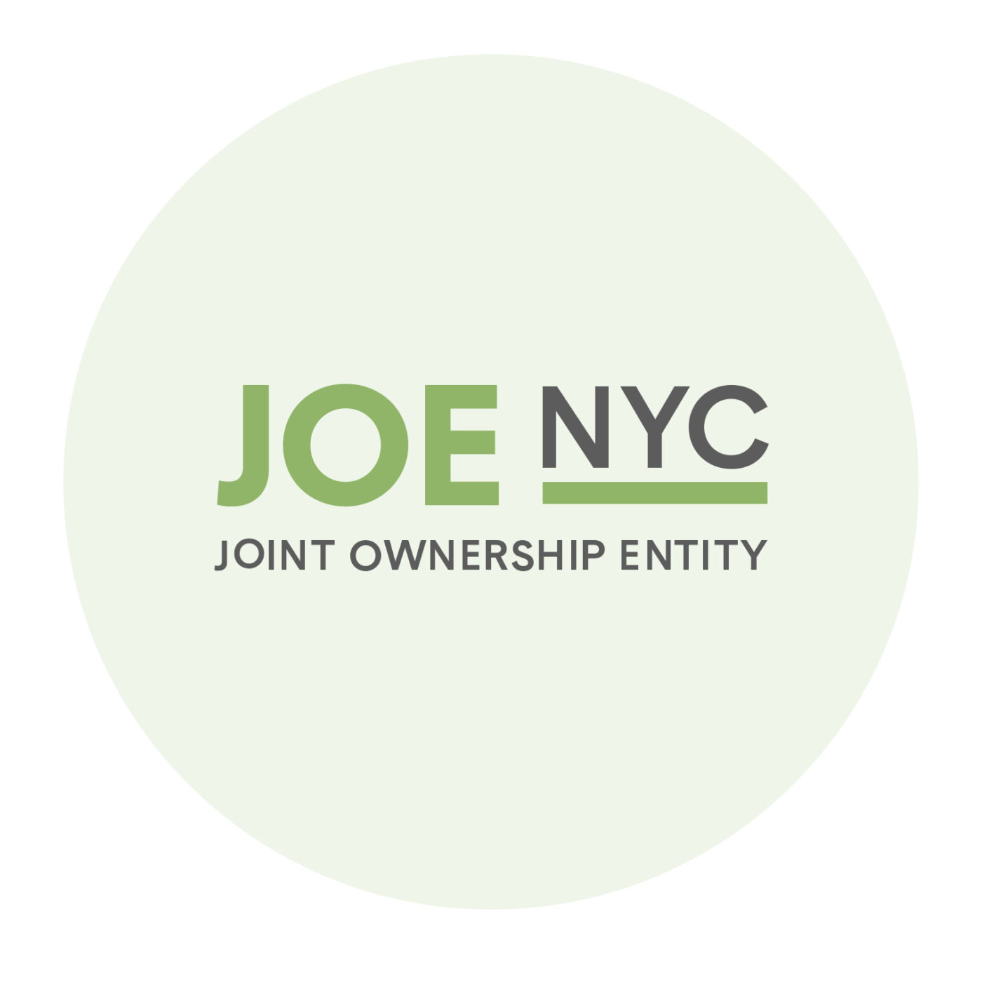 Joe nyc branding logo