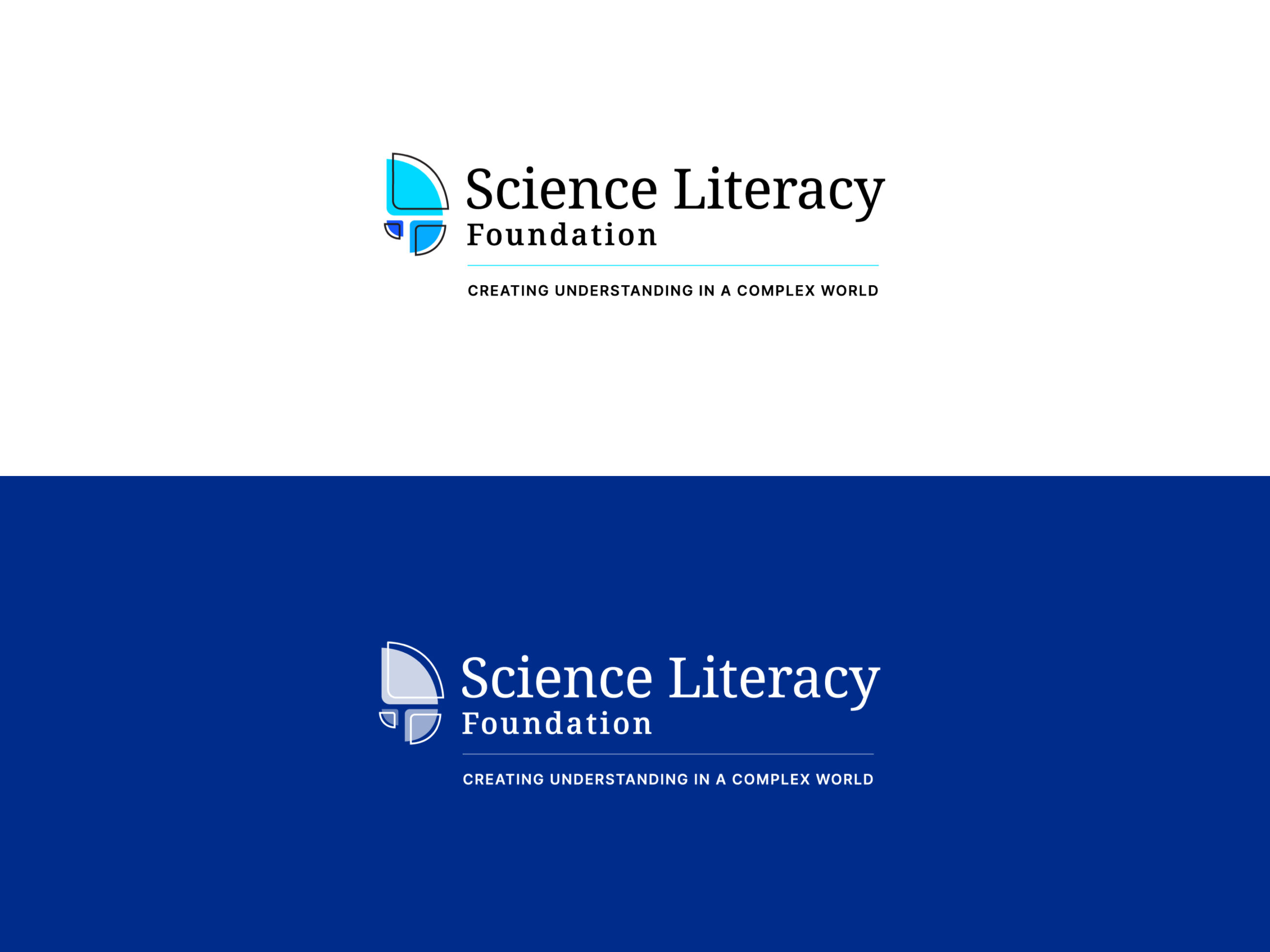Science literacy foundation logo variations