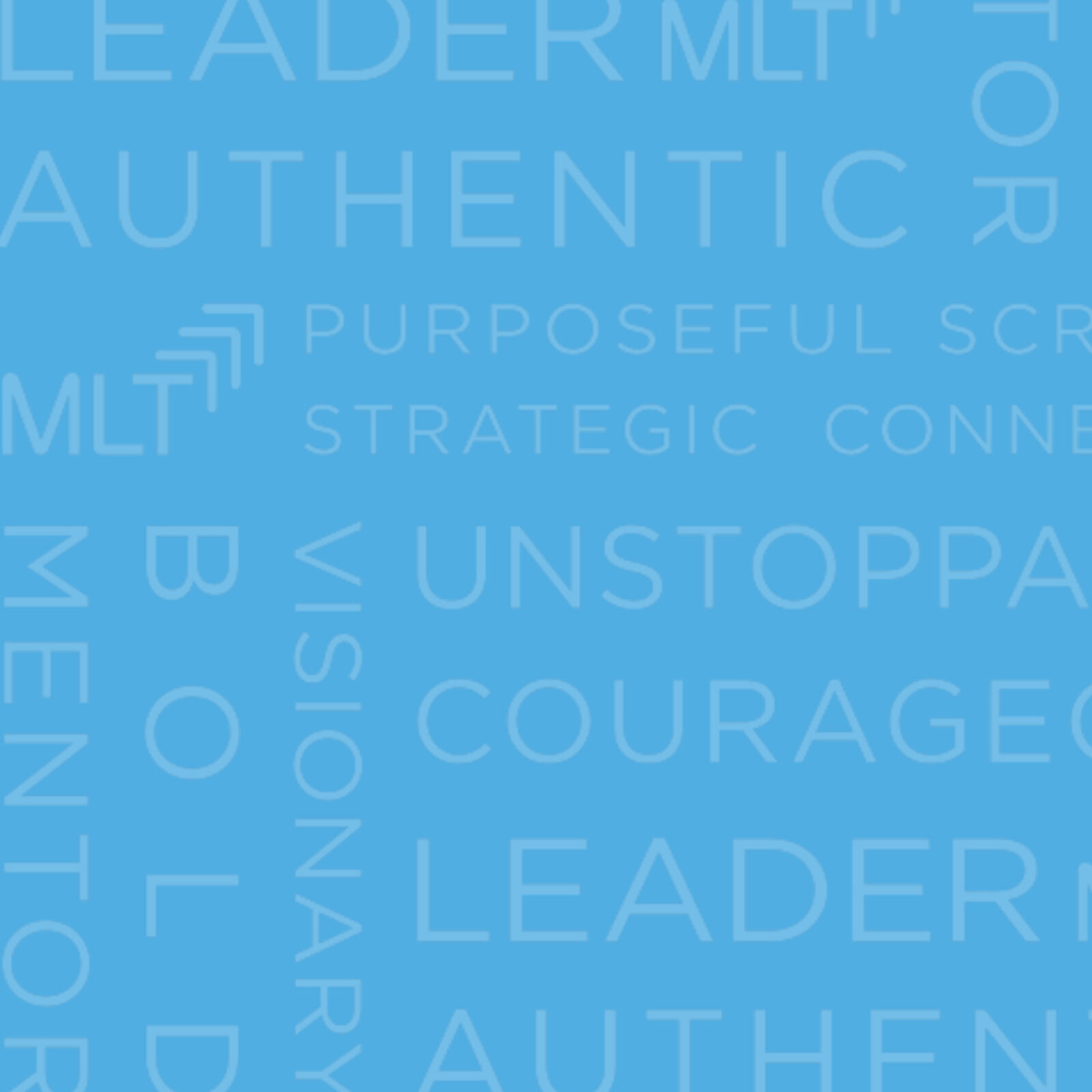 MLT anniversary leadership word cloud